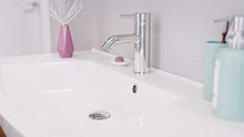 Set di mobili da bagno Malema in noce bianco con frontale arrotondato 3 pz.