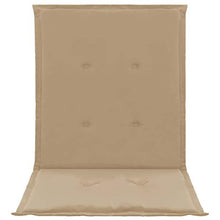 vidaXL Cuscini per Sedie da Giardino 4 pz Beige 100x50x3 cm