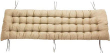 Goodquan Cuscino per sedia a sdraio in morbido cotone per esterni, schienale alto, comodo cuscino per schienale, antiscivolo, lavabile, facile da pulire (giallo, 53 x 170 cm)