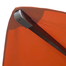 Mendler Telo Copertura per ombrelloni Quadrati HWC-C57 4x4m Arancione