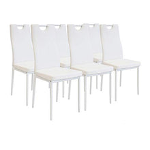 Albatros 2915 Salerno Set di 6 sedie da Pranzo, Bianco