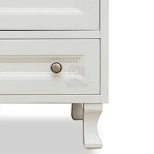 Shop Chic Arredo bagno in legno bianco per piccoli ambienti con lavabo 75 cm