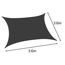 Fablcrew Vela Ombreggiante Tenda a Vela Rettangolare Protezione Raggi UV Impermeabile e Resistente Giardino Balcone