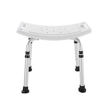 BESTSOON Sgabello Doccia Sedia da Bagno con Braccioli Schienale Gambe Antiscivolo