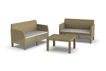 Set da Giardino Matilde (4 posti, Cappuccino)