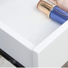 RCLD Comodini Toilette Iron Art Sofa Side Bed Ferro + Metallo (Color : White, Size : 50 * 40 * 55cm)