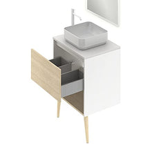 Amizuva Nara Top - Mobile da bagno, in legno, 60 cm, 4 pezzi