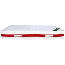 EVERGREENWEB Materasso Letto Singolo 90x190 in Memory Foam & Poliuretano Ortopedico Alto 22 cm con Cuscino Cervicale Gratis Lastra Onda MASSAGGIANTE, Rivestimento Anallergico Bianco SFODERABILE
