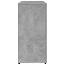 vidaXL Credenza in truciolato grigio cemento 80x36x75 cm