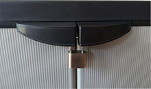 Adventa Armadio Basso in Resina con Ripiani 2 Ante, (Interno/Esterno), Grigio Nero, 68x39,5x85