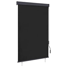 vidaXL - Tenda avvolgibile per esterni, 120 x 250 cm, colore: Antracite