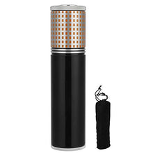 Scatola per sigari Tubi per sigari Accessori per sigari Portasigari Lega di zinco per conservare 3 sigari(black)