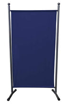 QUICK STAR 2 Pezzi Paravento da Giardino 180 x 78 cm Divisorio in Tessuto Balcone Protezione della Privacy Blu