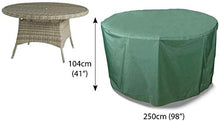 N / A Copre mobili da Giardino, Tavolo da Giardino, coperture Impermeabili, Robusto 420D Oxford Coperto Set Tabella di Patio di mobili da Giardino Rotondo, Diverse Misure,320x12.