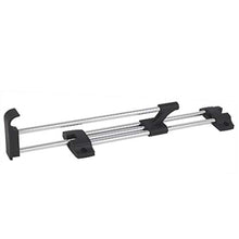 New Lon0167 Armadio guardaroba In primo piano appendiabiti efficacia affidabile in metallo a scomparsa estraibile asta guida argento tono 250mm lunghezza(id:89f cb d6 2b0)