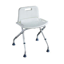 ABWYB Sgabelli da Bagno Pieghevoli, Sgabello da Bagno per disabili Sgabello da Bagno per Donna Incinta Sgabello da Bagno con Schienale 0105