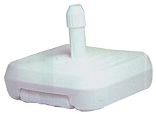 A.Capaldo 13205 Base Ombrellone, Bianco/Verde, 60x60x15 cm