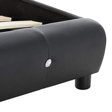 SKM Giroletto Nero in Similpelle 90x200 cm (23.8kg)