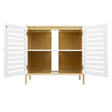Limal Mobile sottolavello, bambù, Bianco, 60x60x30cm
