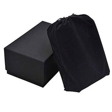 SMEJS Portatile Nera in Pelle Cigar Humidor Viaggi - Sigaro Desktop idratante con Il Vassoio Cigar Box