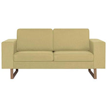 FAMIROSA Set Divani 2 pz in Tessuto Verde-6862