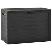 vidaXL Baule da Giardino Antracite 78x44x55 cm