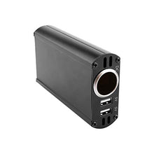 ZHANGJA Convertitore Display Digitale Caricabatteria da Auto per Camion Multifunzione
