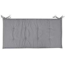 FAMIROSA Cuscino per Panca da Giardino Grigio 100x50x3 cm