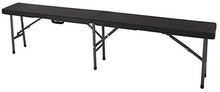 Eurotrail - Panchina da giardino, 179 x 24 x 42 cm, colore: Grigio acciaio