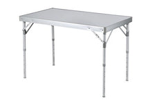 Bo-Camp Solid Alu Campeggio table-100 x 60 cm, Grigio, 100 x 60 x 70 cm