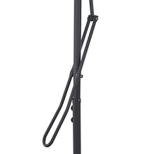 vidaXL Ombrellone con Palo in Acciaio Nero 250x250x230 cm