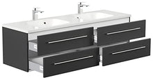 Mobile bagno Colossos 160 nero satinato
