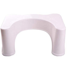 Sgabello pieghevole per la casa, per il bagno, per squat, WC, compatto e portatile, per la casa, bagno, WC (bianco)