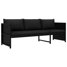 SKM Set Divani da Giardino 4 pz con Cuscini in Massello di Acacia C
