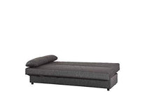 SUR Divano Letto 3 POSTI Fiji con CASSETTONE Colore Marrone - L180 x H88 xP78 - Arredi Casa