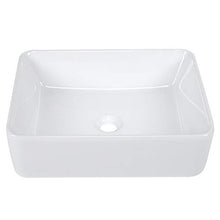 Estink - Lavabo da bagno in ceramica, 48,5 x 37 x 14 cm, colore: Bianco