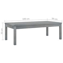 Tidyard Set Divani da Giardino 5 pz con Cuscini in Legno Acacia Grigio,Set da Pranzo da Giardino,Set da Pranzo da Giardino Composto,per Esterno, Balcone, Giardino