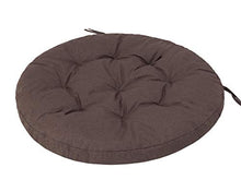 Cuscino per altalena da appendere, tipo Storchennest, cuscino per altalena, cuscino per altalena, per il tempo libero, marrone, 92 x 92 cm