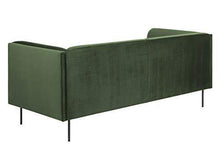Amazon Brand - Movian Ola - Divano a 3 posti, 88 x 200 x 79 cm (Lu x La x A), Verde scuro - Arredi Casa