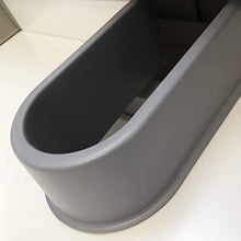 KZOAO, set di mobili da bagno, 5 pezzi, completamente premontati, bianco, con lavabo in ghisa minerale, mobiletto, specchio e 2 armadietti laterali