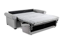 Casarreda Store Divano Letto 3 posti trasformabile Mirtillo con Materasso H 17 cm