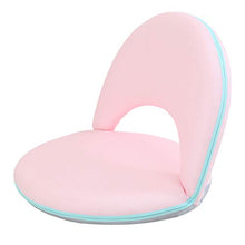 SMC Camera da Letto Singola Piccola Poltrona Sedia Semplice da Balcone Soggiorno Pieghevole Sedia (Color : Pink)