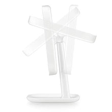 Specchio per Trucco a LED, Specchio per Trucco a LED, Specchio ad Alta Definizione da 8,4 Pollici, dimmer Continuo, Ricarica USB, Rotazione Specchio a 180 °, Specchio per Il Trucco del Desktop