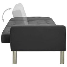Irfora Divano Letto e 2 Cuscini, Divano 2 Posti Economico, Divano Letto Economico, in Similpelle
