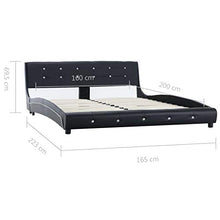 SKM Giroletto Nero in Similpelle 160x200 cm (32.6kg)