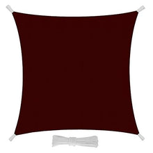 rizzetti Tenda Vela da Giardino Quadrata 3,6x3,6 m Amaranto