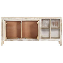 FAMIROSA Credenza 160x40x76 cm in Legno Massello di Mango