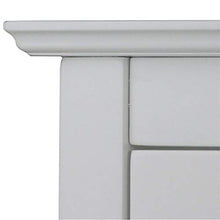 Teamson Home Connor Arredo Bagno 2 Porte In Vetro & Cassette Bianco ELG-580