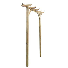 Festnight Pergolato da Giardino in Legno 200 x 40 x 205 cm