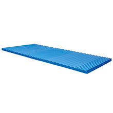 DORMIDEA Sibilla Blu - Topper in Memory - Fodera Elasticizzata con Zip - Misure 150X190 H4,5